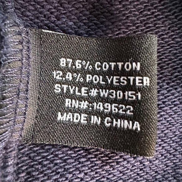 Walter Baker Morrison Varsity Jacket, Long Sleeve, Navy with White, Small - Picture 9 of 10